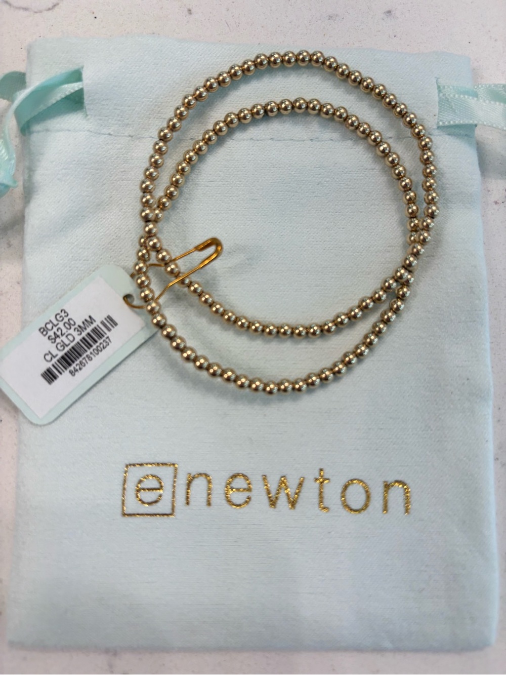 Enewton classic gold 3mm bracelet - Picture 2 of 4
